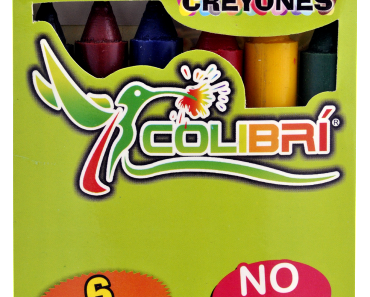 creyones colibri 6 unds.