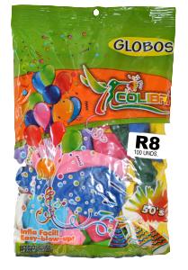 globos colibri R8